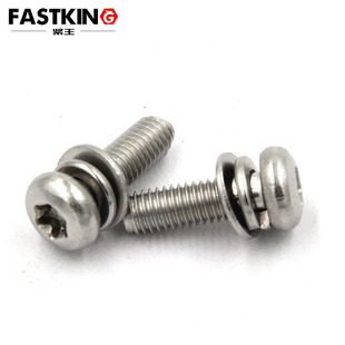 SUS304 torx  pan head combination screw