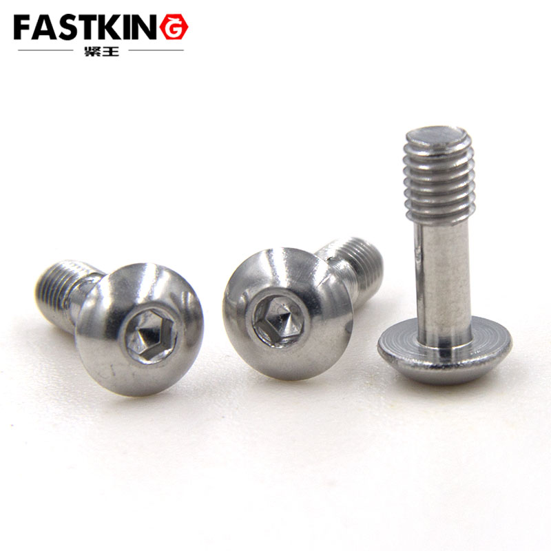 Pan head anti-loosening screw, half-tooth screw