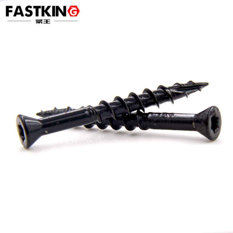 304 countersunk internal Torx fine-thread half-thread self-tapping screw, electrophoresed black